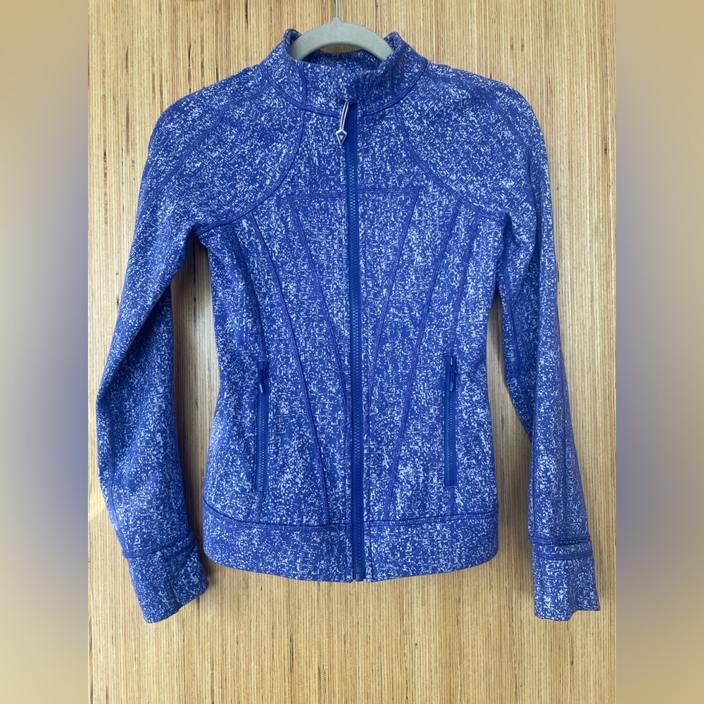 Ivivva Lululemon Girls Define Jacket purple heather full zip size girls 12